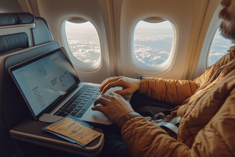 Voyager avec un ordinateur portable en avion : guide complet