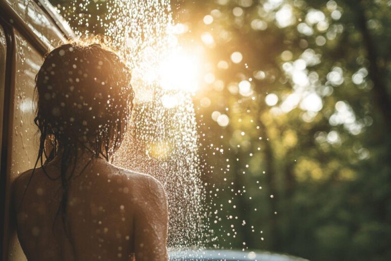 Comment se doucher et se laver en road trip : guide pratique