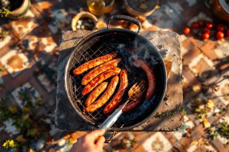 Kit grille chorizo portugais complet avec aguardente et épices