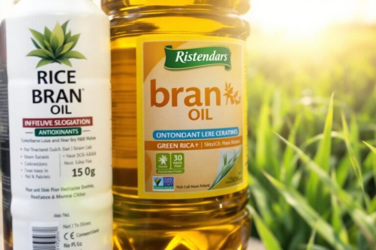 Huile de son de riz : bienfaits antioxydants pour la peau