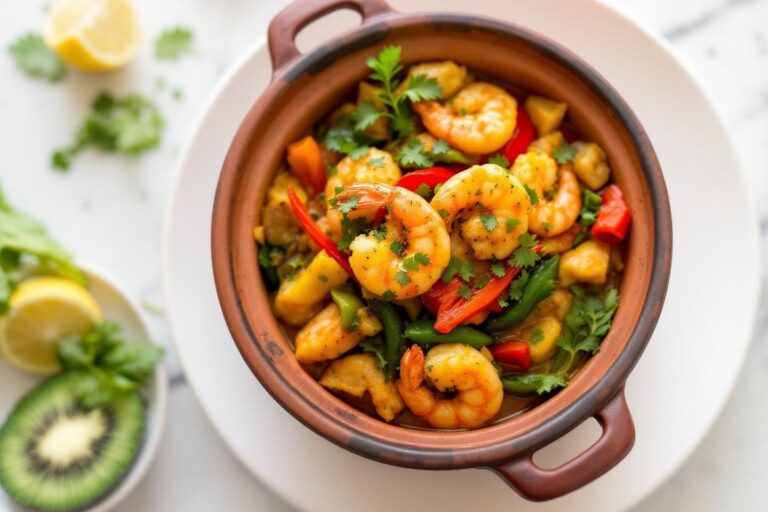 Recette de moqueca de poisson et crevettes de Bahia