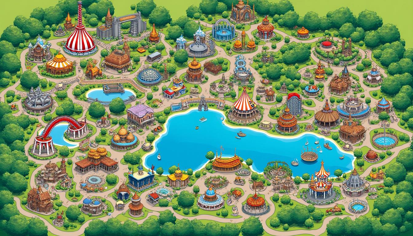 explorez les plans détaillés des parcs walibi belgium et préparez une aventure inoubliable pleine de fun et de découvertes pour toute la famille.