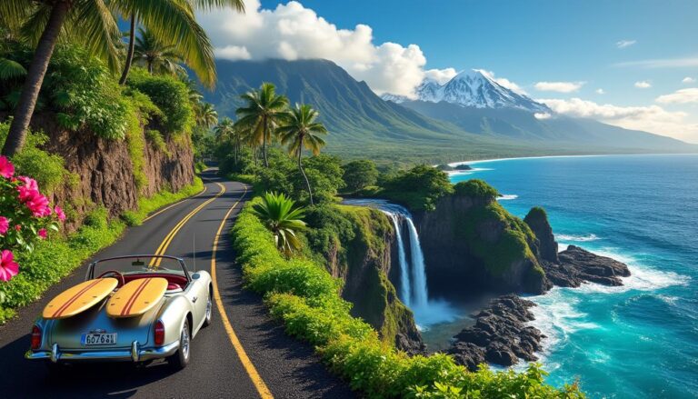 découvrez notre guide complet pour un road trip inoubliable à hawaï. explorez les merveilles de l'archipel en 3 semaines à 1 mois, entre plages paradisiaques, volcans majestueux et culture locale.