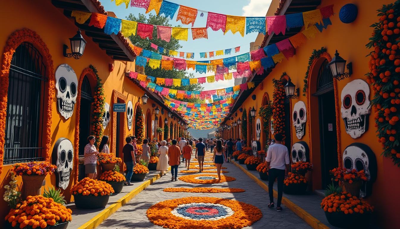 découvrez la fête des morts au mexique, une immersion dans ses traditions colorées et apprenez des astuces pour vivre cette expérience unique et authentique pleinement.
