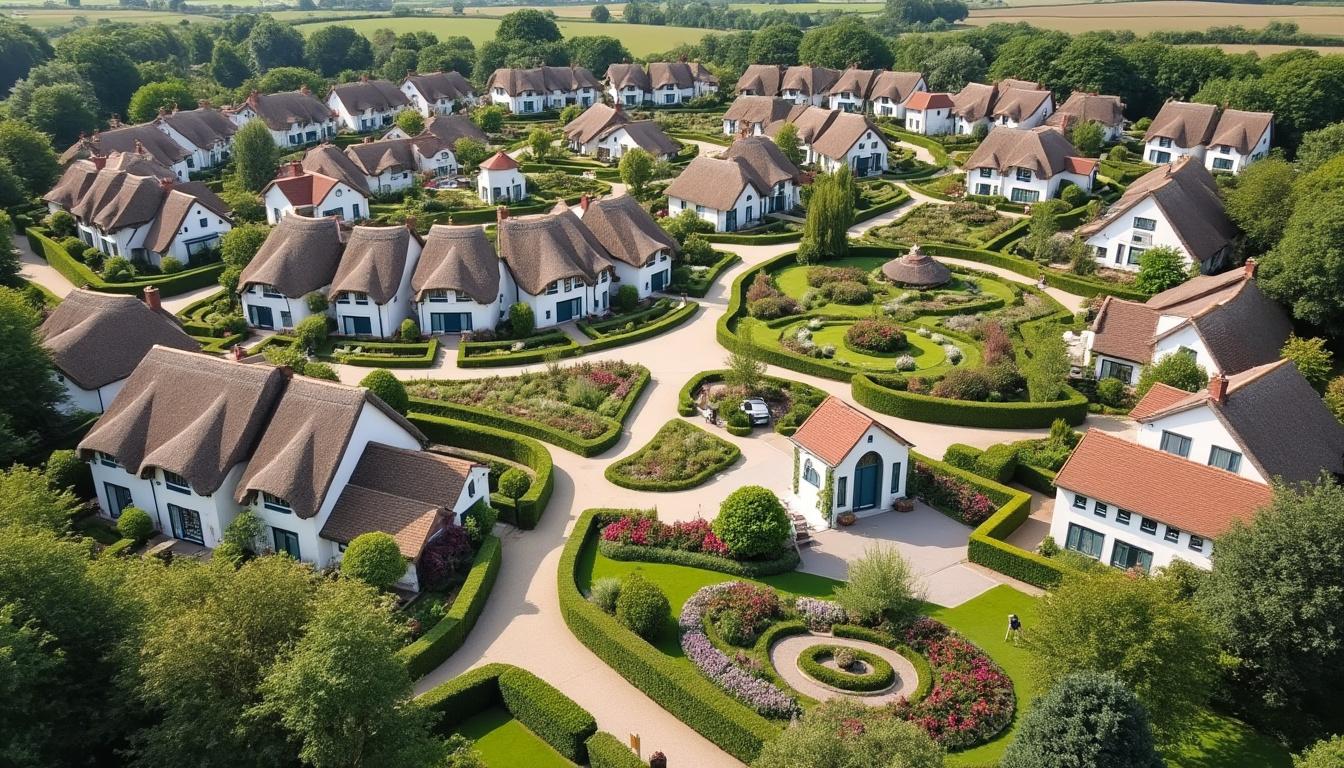 découvrez le plan détaillé du domaine du village normandy garden pour explorer ses jardins, habitations et espaces de loisirs.