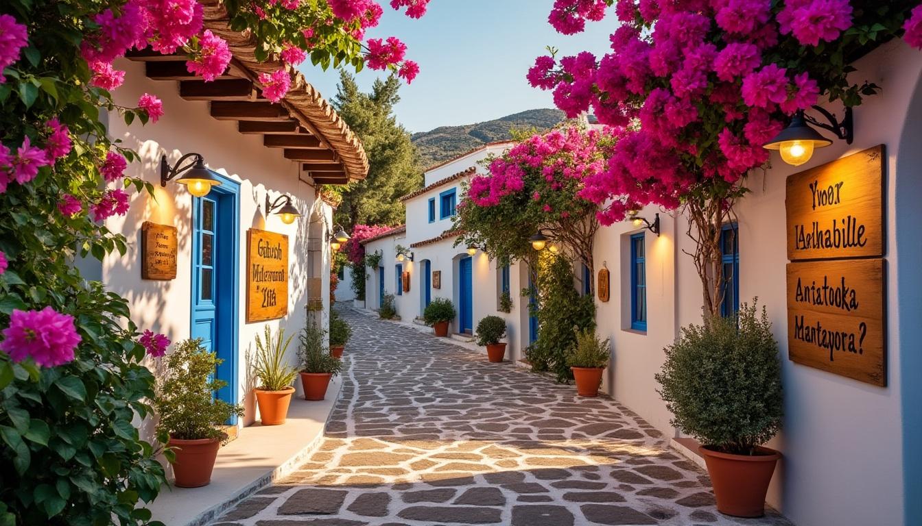 découvrez le charme authentique du village de koutouloufari en crète en vous promenant dans ses ruelles pittoresques pleines d'histoire et de beauté.